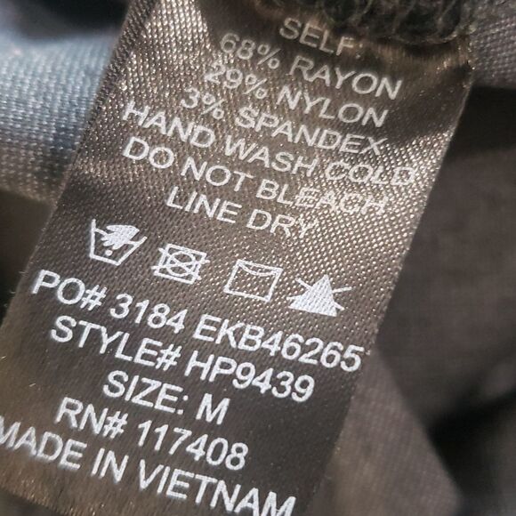 Toi Moi Gray Leggings Medium Style hp9439 - Picture 4 of 5